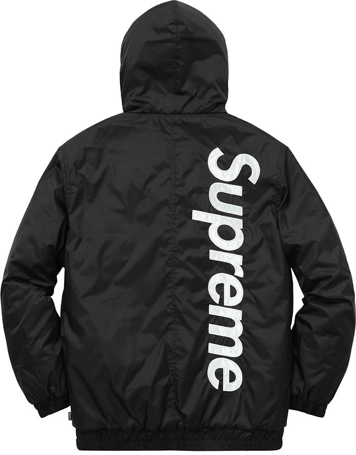 2-Tone Hooded Sideline Jacket view 2
